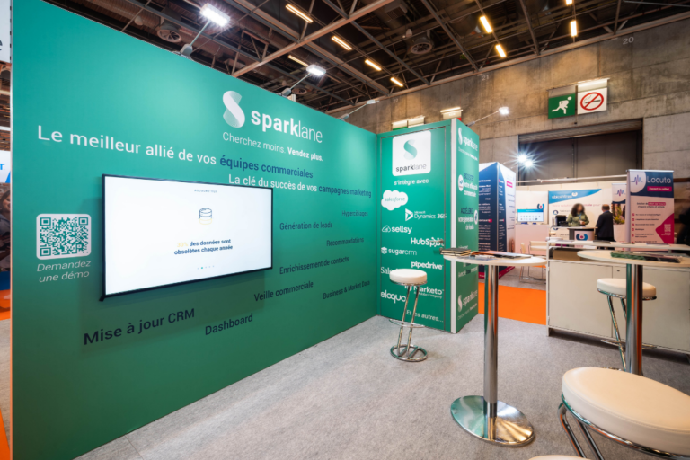 Habillage de la réserve - Stand Sparklane - Plateforme Expose